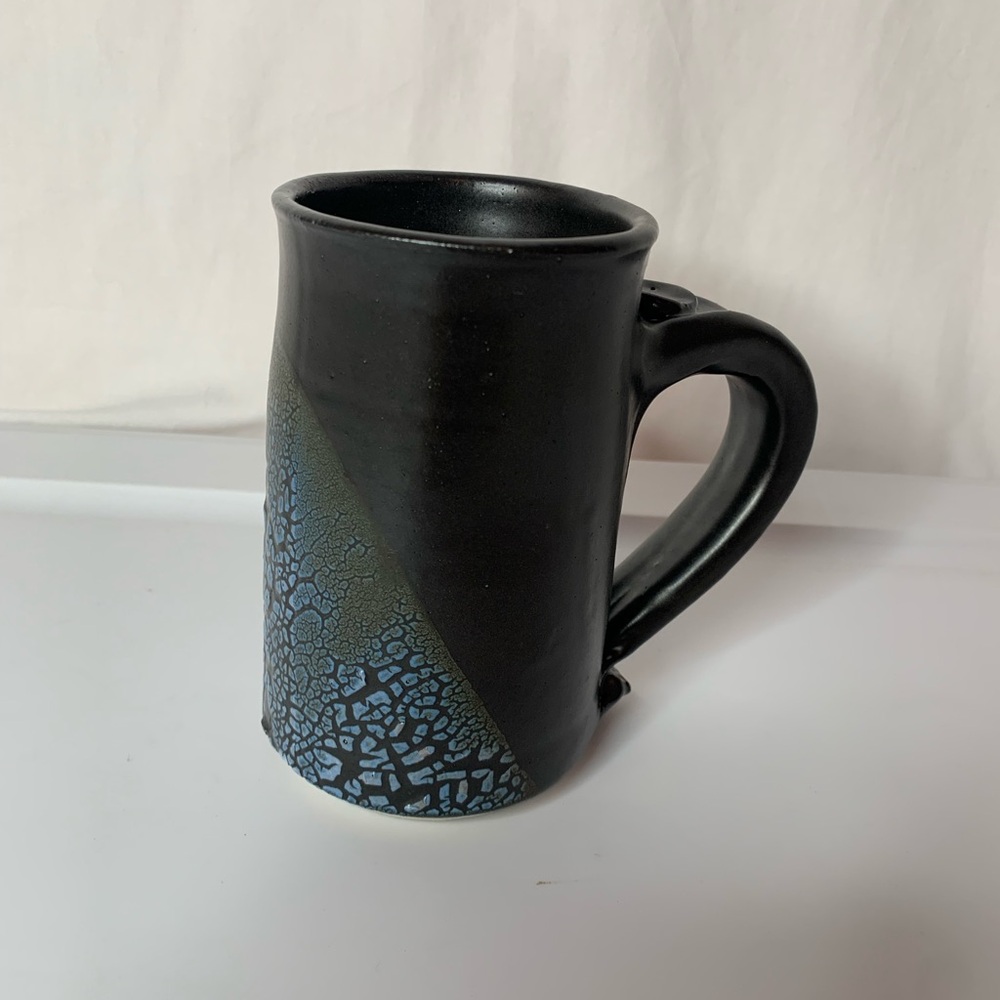 Barbara Glynn Prodaniuk mug handmade crackle design